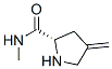 2-Pyrrolidinecarboxamide,N-methyl-4-methylene-,(S)-(9CI) CAS#: 162281-69-8