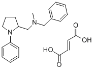 2-Pyrrolidinemethanamine, N-methyl-1-phenyl-N-(phenylmethyl)-, (-)-, ( E)-2-butenedioate (1:1) CAS#: 142469-76-9