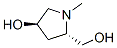 2-Pyrrolidinemethanol,4-hydroxy-1-methyl-,trans-(9CI) CAS#: 157087-65-5