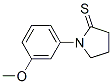 2-Pyrrolidinethione, 1-(3-methoxyphenyl)- CAS#: 116614-76-7