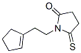 2-Pyrrolidinone,  1-[2-(1-cyclopenten-1-yl)ethyl]-5-thioxo- CAS#: 347380-61-4