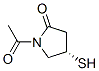 2-Pyrrolidinone, 1-acetyl-4-mercapto-, (S)- (9CI) CAS#: 162753-53-9