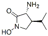 2-Pyrrolidinone,3-amino-1-hydroxy-4-(1-methylethyl)-,trans-(9CI) CAS#: 142229-26-3