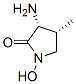 2-Pyrrolidinone,3-amino-1-hydroxy-4-methyl-,(3R,4R)-(9CI) CAS#: 130931-65-6