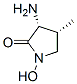 2-Pyrrolidinone,3-amino-1-hydroxy-4-methyl-,cis-(9CI) CAS#: 132619-43-3