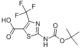 2-[(TERT-BUTOXYCARBONYL)AMINO]-4-(TRIFLUOROMETHYL)-1,3-THIAZOLE-5-CARBOXYLIC ACID CAS#: 302963-97-9
