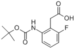 (2-TERT-BUTOXYCARBONYLAMINO-6-FLUORO-PHENYL)-ACETIC ACID CAS#: 138343-92-7