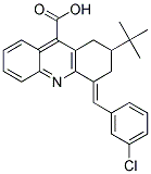 2-TERT-BUTYL-4-(3-CHLORO-BENZYLIDENE)-1,2,3,4-TETRAHYDRO-ACRIDINE-9-CARBOXYLIC ACID CAS#: 380436-75-9