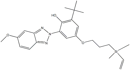 2-TERT-BUTYL-4-[3-(DIMETHYLVINYLSILANYL)PROPOXY]-6-(5-METHOXYBENZOTRIAZOL-2-YL)-PHENOL CAS#: 122430-79-9