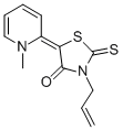 2-THIOXO-3-ALLYL-2-4-OXO-5-(N-METHYL-PYRID-2-YLIDEN)-1,3-THIAZOLDINE CAS#: 34330-15-9