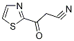 2-Thiazolepropanenitrile,  -bta--oxo- CAS#: 314268-27-4