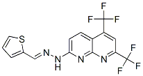 2-Thiophenecarboxaldehyde,[5,7-bis(trifluoromethyl)-1,8-naphthyridin-2-yl]hydrazone(9CI) CAS#: 338962-15-5