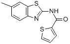 2-Thiophenecarboxamide,N-(6-methyl-2-benzothiazolyl)- CAS#: 301236-19-1
