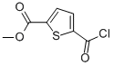 2-Thiophenecarboxylic acid, 5-(chlorocarbonyl)-, methyl ester (9CI) CAS#: 133380-41-3
