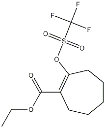 2-[[(Trifluoromethyl)sulfonyl]oxy]-1-cycloheptene-1-carboxylic acid ethyl ester CAS#: 144242-09-1
