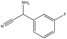 2-aMino-2-(3-fluorophenyl)acetonitrile CAS#: 118880-96-9