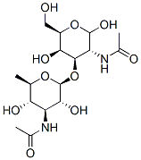 2-acetamido-3-O-(3-acetamido-3,6-dideoxy-beta-glucopyranosyl)-2-deoxy-galactopyranose CAS#: 126247-65-2
