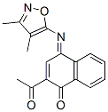 2-acetyl-N-(3,4-dimethyl-5-isoxazolyl)-1,4-naphthoquinone imine CAS#: 141723-90-2