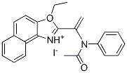 2-[(acetylanilino)vinyl]-3-ethylnaphth[1,2-d]oxazolium iodide CAS#: 41672-54-2