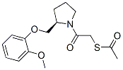2-acetylsulfanyl-1-[(2R)-2-[(2-methoxyphenoxy)methyl]pyrrolidin-1-yl]e thanone CAS#: 161364-89-2