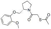 2-acetylsulfanyl-1-[(2S)-2-[(2-methoxyphenoxy)methyl]pyrrolidin-1-yl]e thanone CAS#: 161364-88-1