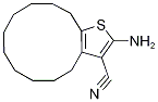 2-amino-4,5,6,7,8,9,10,11,12,13-decahydrocyclododeca[b]thiophene-3-carbonitrile(SALTDATA: FREE) CAS#: 40106-17-0