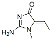 2-amino-5-ethylidene-1-methylimidazol-4-one CAS#: 119290-24-3