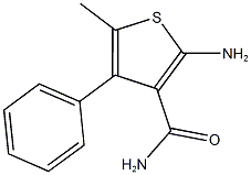 2-amino-5-methyl-4-phenylthiophene-3-carboxamide CAS#: 128118-34-3