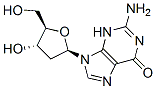 2-amino-9-[(2R,4S,5R)-4-hydroxy-5-(hydroxymethyl)oxolan-2-yl]-3H-purin-6-one CAS#: 38559-49-8