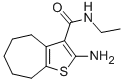 2-amino-N-ethyl-5,6,7,8-tetrahydro-4H-cyclohepta[b]thiophene-3-carboxamide CAS#: 301321-98-2