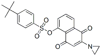 2-aziridinyl-1,4-naphthoquinon-5-yl 4-tert-butylbenzenesulfonate CAS#: 133042-00-9