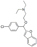 2-[benzofuran-2-yl-(4-chlorophenyl)methoxy]-N,N-diethyl-ethanamine CAS#: 32779-46-7
