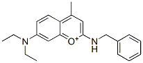 2-benzylamino-4-methyl-7-diethylaminobenzopyrylium CAS#: 125419-41-2