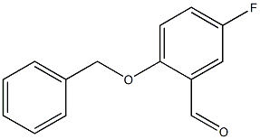2-(benzyloxy)-5-fluorobenzaldehyde CAS#: 312314-37-7