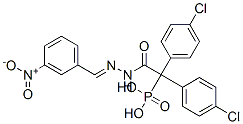 2-bis(4-chlorophenyl)phosphoryl-N-[(3-nitrophenyl)methylideneamino]ace tamide CAS#: 135689-16-6