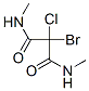 2-bromo-2-chloro-N,N'-dimethylmalonamide CAS#: 4568-74-5