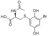 2-bromo-6-(N-acetylcystein-S-yl)hydroquinone CAS#: 126190-18-9