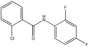 2-chloro-N-(2,4-difluorophenyl)benzamide CAS#: 349125-64-0