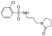 2-chloro-N-[3-(2-oxo-1-pyrrolidinyl)propyl]benzenesulfonamide CAS#: 321713-63-7