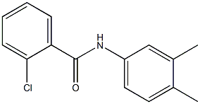 2-chloro-N-(3,4-dimethylphenyl)benzamide CAS#: 136926-07-3