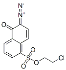 2-chloroethyl 6-diazo-5,6-dihydro-5-oxonaphthalene-1-sulphonate CAS#: 42372-36-1