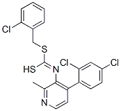 (2-chlorophenyl)methyl (2,4-dichlorophenyl)methyl-3-pyridinylcarbonimidodithioate CAS#: 34763-31-0