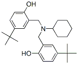 2-[[cyclohexyl-[(2-hydroxy-5-tert-butyl-phenyl)methyl]amino]methyl]-4- tert-butyl-phenol CAS#: 4660-54-2