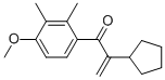 2-cyclopentyl-1-(4-methoxy-2,3-dimethylphenyl)prop-2-en-1-one CAS#: 41715-82-6