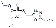 2-(diethoxyphosphorylsulfanylmethyl)-5-propyl-1,3,4-oxadiazole CAS#: 37934-17-1