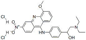 2-diethylamino-1-[4-[(5-methoxy-3-nitro-acridin-9-yl)amino]phenyl]etha nol dihydrochloride CAS#: 32951-87-4