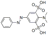 2-dimethylamino-5-phenyldiazenyl-benzene-1,3-disulfonic acid CAS#: 125165-74-4