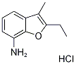 (2-ethyl-3-methyl-1-benzofuran-7-yl)amine(SALTDATA: HCl) CAS#: 174186-96-0