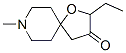 2-ethyl-8-methyl-3-oxo-1-oxa-8-azaspiro(4,5)decane CAS#: 132041-83-9