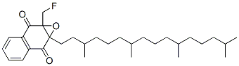 2-(fluoromethyl)-3-(phytyl)-1,4-naphthoquione 2,3-epoxide CAS#: 122408-83-7